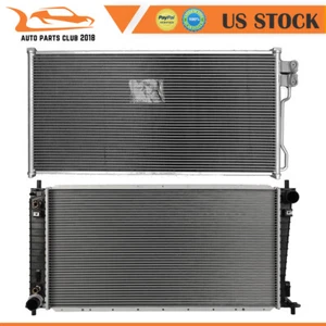 Cooling Radiator And AC Condenser Fits 02 Fitsd Expedition 02 Lincoln Navigator - Picture 1 of 9