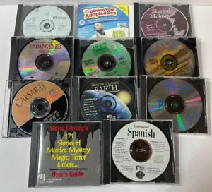 Lot of CD-ROMs - 90’s Multimedia PC Educational Teachers Disc Windows - Picture 1 of 14