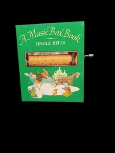 Music Box Book Jingle Bells wind up 1984 - Picture 1 of 4