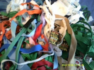 Yards of Braids, Bindings, Assorted Widths, Lengths. - Picture 1 of 2