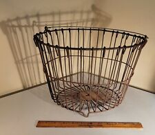 Antique Iron Wire Egg/Vegetable Basket