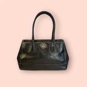 COACH Y2K Vintage Leather Carryall Hampton Madeline Classic Satchel Bag F13675 - Picture 1 of 15