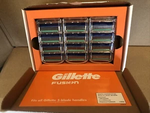 (36 piezas) Recarga de hoja de afeitar Gillette Fusion5 para hombre, lubrastrip, afeitado cómodo - Imagen 1 de 2