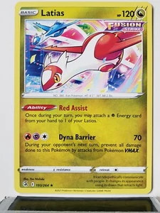 Tarjeta Pokémon Latias 193/264 casi nueva/m - rara no holográfica ataque fusión arte Yuu Nishida - Imagen 1 de 2
