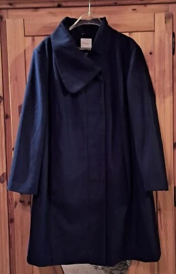 Kurzmantel in dunkelblau, Gr. 54, Maße in der Beschreibung! - Bild 1 von 3