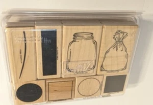 Stampin Up! All Wrapped Up 7 pc 2004  stamp  - Picture 1 of 6