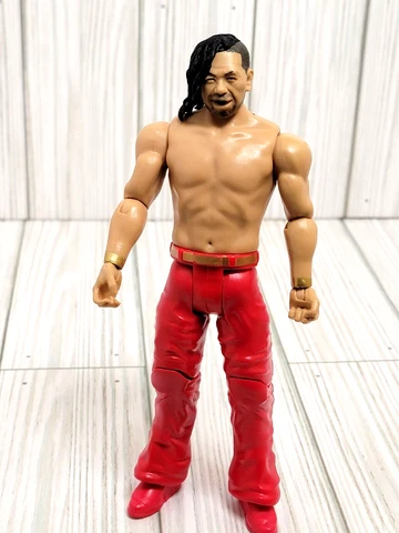 WWE Action Figure Shinsuke Nakamura 2017 Wrestler 7" Red Pants AS-IS Cover