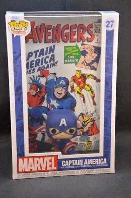 CAPTAIN AMERICA FUNKO POP COMIC COVER #27 COLLEZIONE FUNKO POP 3+ - Immagine 1 di 4