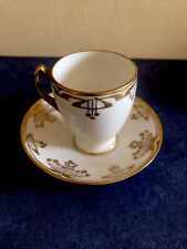 Antique Coffee Porcelain  Cup And Saucer, circa 1900