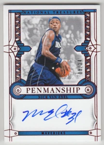 2023-24 National Treasures Nick Van Exel Penmanship Signatures Red Ruby Auto /24 - Picture 1 of 4