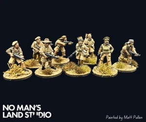 Bolt Action SAS LRDG COMMISSION 8x Pro Painted Miniature British Desert 28mm WW2 - Picture 1 of 7