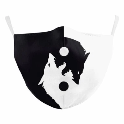 Adult Unisex Adjustable Facemasks Wolves Panda Animal Themes Cosplay Mouth Masks - Image 1 of 4
