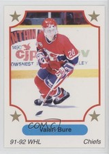 1991-92 7th Inning Sketch WHL Valeri Bure #1 Rookie RC