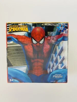 SPIDER-MAN SPIDER SENSE LENTICULAR JIGSAW PUZZLE 48 PIECES 12”x9” GAME - Image 1 of 4