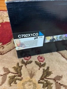 Lexmark C792X1CG C792 | C792 Blue Extra High-Yield Toner, 20,000 Page-Yield - Afbeelding 1 van 5