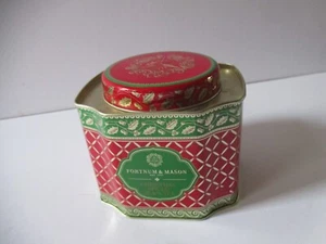 Collectable Fortnum & Mason Metal Christmas Spiced Black Tea Caddy Pre-Owned - Picture 1 of 11