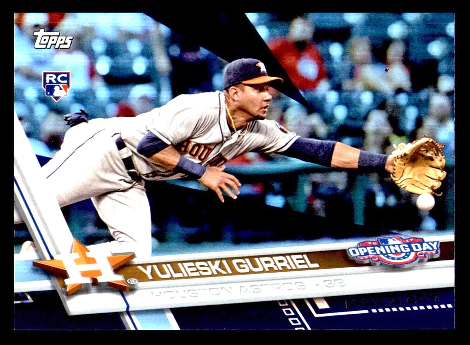2017 Topps Opening Day Yulieski Gurriel Rookie Toys R Us Purple #42 - Image 1 of 1