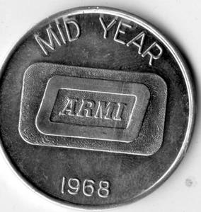 Mardi Gras Doubloon: ARMAS 1968 - Imagen 1 de 2