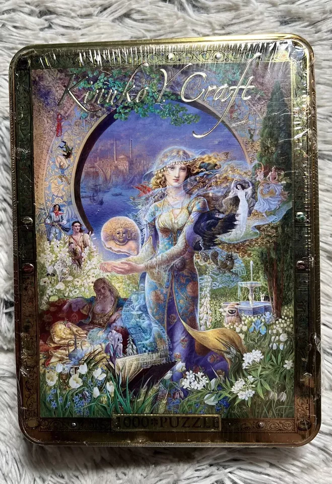 MasterPieces Collector Tin Puzzle Cybele's Secret Kinuko Craft 1000 PC 71562 CBS