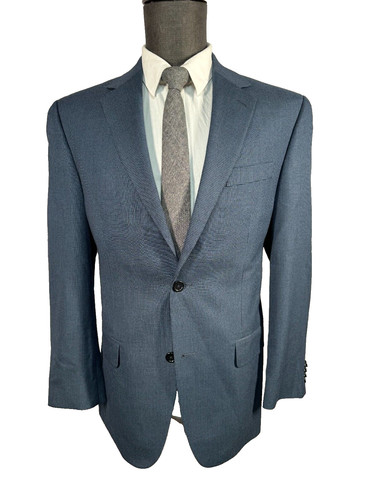 Giacca blazer cappotto sportivo tuta MICHAEL KORS uomo blu ATHLETIC FIT 2 bottoni 40R