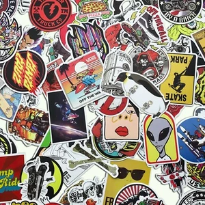 100 Streetwear Skateboard Stickers Laptop Luggage Decals Dope Sticker Lot - Picture 1 of 11