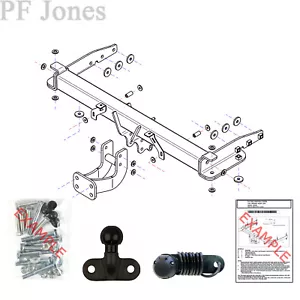 Tow-Trust Towbar for Jeep Grand Cherokee SUV 2013-2020 - Flange Tow Bar - Picture 1 of 5