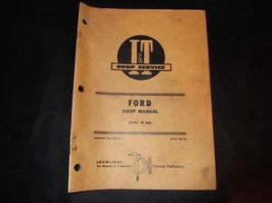 FORD SERIES 8000 TRACTOR I AND T SHOP SERVICE MANUAL - Picture 1 of 1