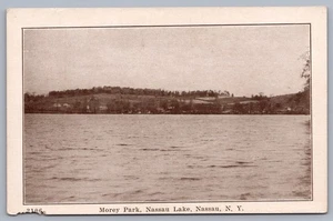 Postal del condado de Rensselaer de Morey Park Nassau Lake NY L7 - Imagen 1 de 3