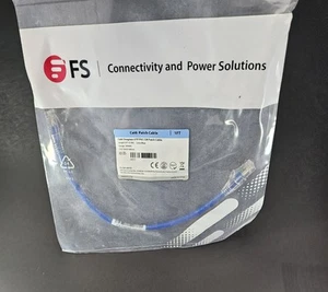 1ft Cat6 snagless patch cable Blue - Picture 1 of 1