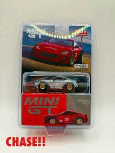CHASE!!! NISSAN Z "PANDEM" #23 PASSION RED MINI GT MGT00722 - Picture 1 of 2