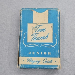 Vintage Tom Thumb Junior Playing Cards Arrco Playing Card Co. Complete W/Jokers - Picture 1 of 8
