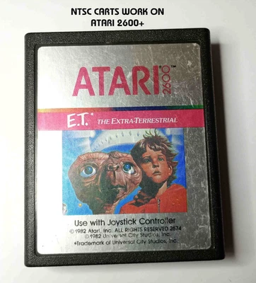 E.T L'ATARI EXTRATERRESTRE 2600/7800/ 2600+ CX2674 solo carrello/funzionante NTSC#2 - Immagine 1 di 4