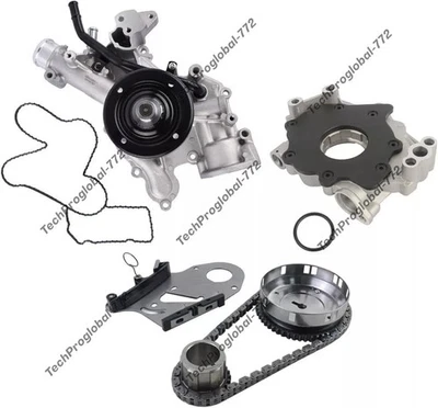Kit de cadena de distribución bomba de aceite y agua 53021622AC para Dodge Ram 1500 2500 Foto 1 de 4