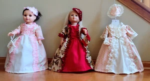 Ropa de muñeca de 18" vestido victoriano, histórico formal se adapta a muñeca American Girl - Imagen 1 de 8