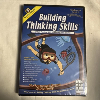 Building Thinking Skills Grades 4-6 Level 2 CD Win/Mac Homeschool Learning New! - Image 1 of 4