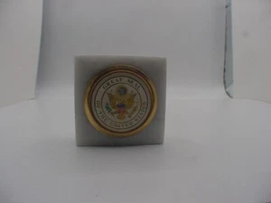 De colección ""GRAN SELLO DE ESTADOS UNIDOS"". PESO DEL PAPEL. Base de mármol italiano. - Imagen 1 de 5