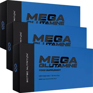 MEGA GLUTAMIN 120 KAPSELN Fur Aufbau, Kraft, Muskelregeneration & Immunsystem - Picture 1 of 8