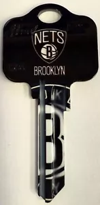 NBA - Llave de casa en blanco de los Brooklyn Nets de la ciudad de Nueva York SC1 - Coleccionable - Imagen 1 de 2
