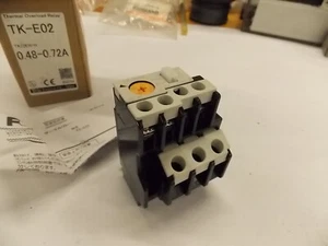 New Fuji TK-E02-72 0.48-0.72A Thermal Overload Relay G4 - Picture 1 of 5