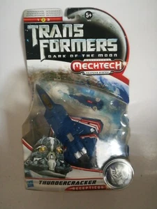 Avion de chasse Transformers Dark Of The Moon Mechtech Thundercracker decepticon - Foto 1 di 11