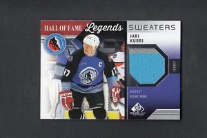 2021-22 SP Game Used Hall of Fame Legends Sweaters Jersey #HOF-JK - JARI KURRI - Picture 1 of 1