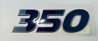 New Mercury 350 HP Verado Rear Raised Lettering Decal - Part# 8M0092764 NOS - C $ 54.42