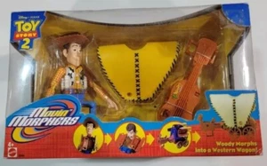 Disney PIXAR Toy Story 2 Movin’ Morphers Woody Morphs Into A Western Wagon NEW - Picture 1 of 4