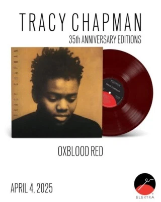 NEW   TRACY CHAPMAN  LP ( FAST CAR  / SORRY ) Ltd 35th ANNIVERSARY Oxblood Vinyl - Image 1 of 3
