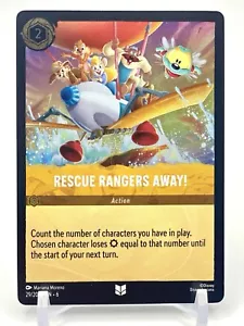 RESCUE RANGERS AWAY - COLD FOIL - 29/104 EN 6 - Disney Lorcana Axurite Sea NM - Bild 1 von 2