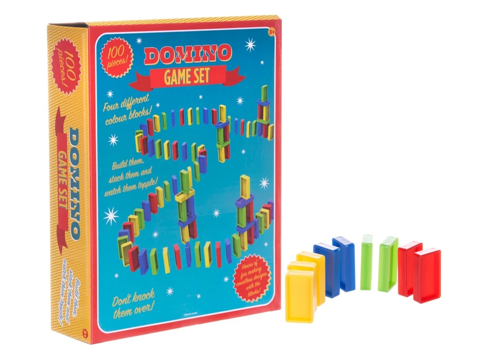 Domino Game Set (100 Pieces) Multicolour - Classic Fun for All Ages - Image 1 of 1