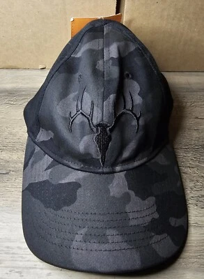 Field and Stream Black Camo Fitted Hat Size M/L New With Tags  - Image 1 of 4