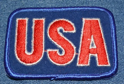 Original Vintage 70s USA 3" Patch America Patriotic NOS United States Cool - Image 1 of 3