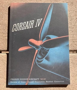WW2 US Army Military Vought F4U-4 Corsair IV Fighter Aircraft Pilot's Book - Picture 1 of 17