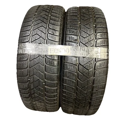 2x 235 65 R19 109V M+S PIRELLI SCORPION WINTER Tread 5.0/4.8mm (E0400) Tested - Image 1 of 4